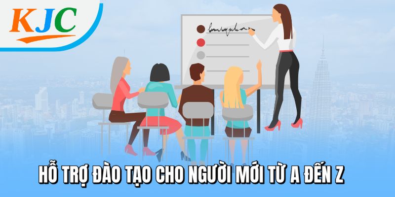 Tuyển Dụng Sale Marketing Tại KJC - Lương Cao, Không Cần Kinh Nghiệm 2 Hỗ trợ đào tạo cho người mới từ A đến Z