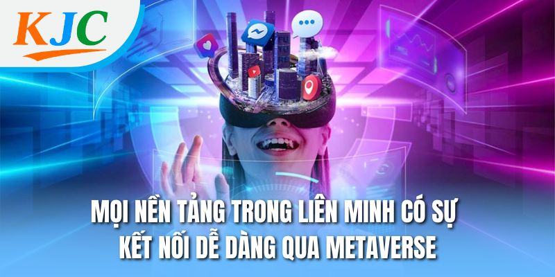 Mọi nền tảng trong liên minh có sự kết nối dễ dàng qua Metaverse